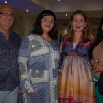 Ricardo Pedroso, da Viverde Turismo, Viviane Falcão e Laís Boeker, da Iberostar, com Lena Pedroso, da Viverde Turismo