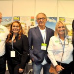 Roy Taylor, do M&E, Oreni Braga, presidente do Amazonastur, Arialdo Pinho, secretário de Turismo do CE, Rosa Masgrau, do M&E, e Lívia Rolim, Setur-CE