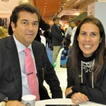 Ruy Gaspar, secretário de Turismo do RN, e Gisele Lima, da Promo
