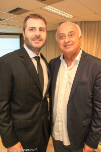 Nova diretoria da ABIH-SC toma posse 2 Samuel Koch e Osmar Vailatti, ex e atual presidente da ABIH-SC