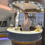 Segundo andar do A380 tem um bar e um lounge