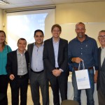 Selma Ciliria,Air Service, Ivan Blanco, João Rosa,Ger. da Aerolíneas no aeroporto, Jorge Pinto, Abav-BA e Gonzalo Romero, da Aerolíneas Selma Ciliria,Air Service, Ivan Blanco, João Rosa,Ger. da Aerolíneas no aeroporto, Jorge Pinto, Abav-BA e Gonzalo Romero, da Aerolíneas