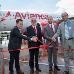 Tarcísio Gargioni e autoridades da cidade oficializam a chegada do novo voo da Avianca em Foz do Iguaçu - Kiko Sierich da Avianca Brasil