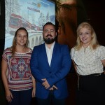 Tatiana Milat, da 55 Destinos, Rhayner Sousa, da  BWT, e Paula Araujo, da Orinter