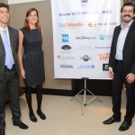 Thales Demarchi, Viviane Felicio e Guilherme caneli, do Consulado Americano