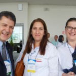 Valci Souza, da Avianca, Andréa Cox e Christiane Ziemer, da Lufthansa