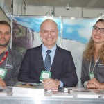 Wellington Melo, Marcelo Figueiredo e Joyce Rego, da Avianca