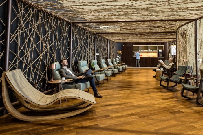Star Alliance lidera viagens corporativas no Brasil Lounge executivo da Star Alliance no Aeroporto de Guarulhos (Foto: Divulgação)