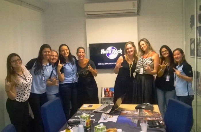 Hard Rock Hotel capacita agentes da Maringá Turismo 1 Agentes foram capacitados sobre o Hard Rock All inclusive, em Cancún no México (Foto: Divulgação)