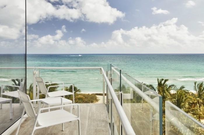 Four Seasons Hotel at The Surf Club é inaugurado em Miami Quartos do novo empreendimento tem vista para o mar da praia de Surfside, em Miami (Foto: Divulgação)