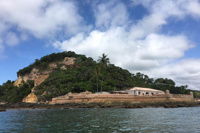 Fortaleza de Morro de São Paulo, na Costa do Dendê baiana