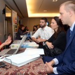 Andrea Landaeta, do Turismo da Australia, com Gabriel Cordeiro, da BWT, Fabiola Helou, da Menton Viagens e Turismo, e Fernando Miguel Zingler, da IPTC