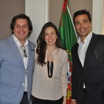 Bernardo Cardoso, do Turismo de Portugal, Manoela Cesar, da Colher de Chá Noivas, e André Araújo, do Palacio Estoril