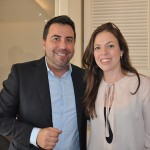 Carlos Ferreirinha, da Mcf Consultoria, e Manoela Cesar, da Colher de Chá Noivas