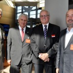 Carlos Mariz, do Hotel Albergo, Luiz Henrique Garcia e Paulo Senise, da Turisrio, e Michael Nagy, do Rio CVB