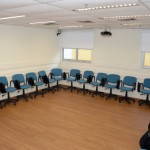Uma das salas de treinamento Uma das salas de treinamento