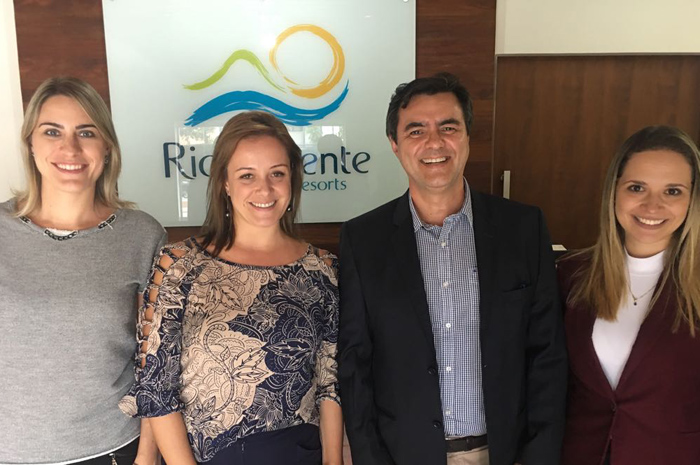 Rio Quente tem novo time de marketing e vendas 1 Daniela Rocco, Flávia Possani, Flavio Monteiro e Nayana Amaro integram agora o Grupo.