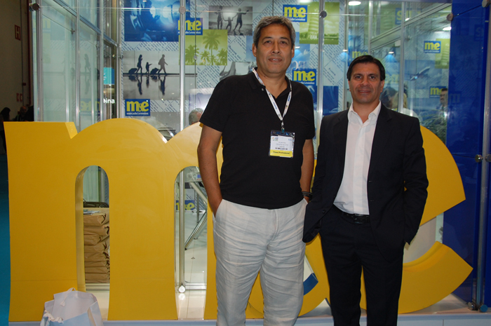 Chaco é novo foco da Argentina para mercado brasileiro 1 Jaime Ríos e Daniel Ganoa promovem Chacho na WTM.