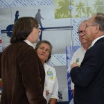 Jean-Phillipe Pérol, da Atout France, Mari Masgrau, Roy Taylor e Adolfo Martins, do M&E
