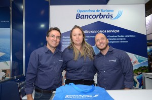 Junior Lins, Rosilene Santana e Christian Soliva, do Bancorbrás