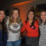 Karla Santana, da Trade Tours, Giovana Paulineli, da Orinter, Maria Santos, da Flot, e Vanessa Figueira, da Raidho