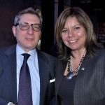 Luis Castillo, Cônsul geral da Argentina, e Diana Pomar, do CPTM