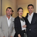 Luis Maida, da revista Lounge, Lívia Clozel, da Clozel, e André Araújo, do Palácio Estoril