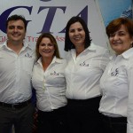 Luiz Fernando Tales, Katia Cond, Elizabete Peixoto, e Francinete Zerbetto, da GTA