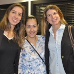 Mariana Caldeira, da Mariana Caldeira Viagens, Aline Oliveira, da Web Travel, e Cristina Giamarino, da Open Mind Intercâmbio