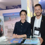 Marina Barros e Caue Borini, do Greater Fort Lauderdalle CVB
