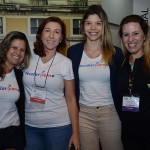 Maryana Gonçalves, Daniela Oliveira e Jessica Gabriel, da Decolar.com, e Adriana Tolentino, da TAP