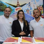 Raphael Silva, Vanessa Braga e  Renato Nascimento, da RCA Operadora