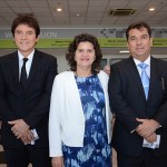Robinson Faria, governador do Rio Grande do Norte, Ana Costa, presidente da Emprotur, e Ruy Gaspar, Secreatário de Turismo do Rio Grande do Norte