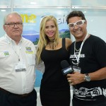 Roy Taylor, do M&E, Luna Alves e Tarcisio, da Costa Vip Brasil