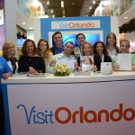 Sorteio no estande do Visit Orlando