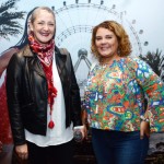 Terezinha Oliveira, da Latam Travel, e Berenice Miranda, da CIA Vip Terezinha Oliveira, da Latam Travel, e Berenice Miranda, da CIA Vip
