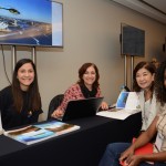 Vanessa Rondine, Esther Rapoport, da Kerzner, Shizu Yoshiura, da Mundus, e Ana Paula Santos, da Just Tur