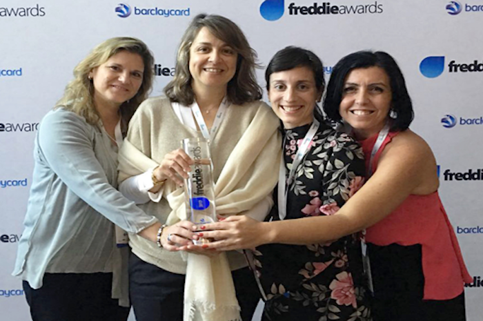 Programa Victoria da Tap conquista Freddie Award Victoria-Team-at-Freddie-Awards