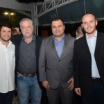 Adonai Arruda, da BWT, Michael Barkoczy, Daniel Firmino, e Marcos Cruz, da Flytour