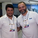 Adonai Arruda, da BWT, e Alan  Fernandes, da Azul Viagens