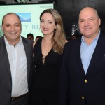 Alberto Cestrone, Juliana Molina, e Luiz Calle, do Infinity Blue