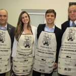 Alberto Cestrone, do Infinity Blue, Mozera de Oliveira e Fabricio de Oliveira, prefeito de Balneário de Camburiú, e Michel Tuma Ness, da Fenactur