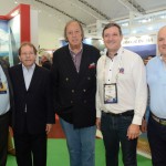 Alberto Cestrone, do Infinity Blue, Valdir Rubens Walendowsky, da Santur, Michel Tuma Ness, da Fenactur, Edilson Doubrawa, do Beto Carrero World, e Luiz Calle, do Infinity Blue