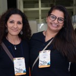 Ana Paula Correia, da Paradise Tours, e Aline Nascimento, da Paraíso Viagens