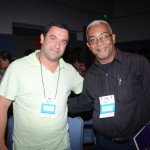 André Falcone, da Prefeitura de Santa Isabel, e Aparecido Cruz, da Unifesp André Falcone, da Prefeitura de Santa Isabel, e Aparecido Cruz, da Unifesp