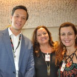 Bruno Reis, do RIOgaleão com Marcia Pessoa e Andrea Revoredo, do Rio CVB