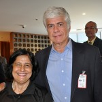 Carlos Alberto, o Kaká e Márcia Galvão, da Star Alliance