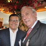 Carlos Eduardo, diretor do Plaza Premium e Ian Gillespie, da Avianca e Star Alliance