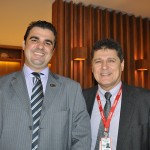 Cesar Floreste, da ANA e Valci Souza, da Avianca