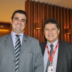 Cesar Floreste, da ANA e Valci Souza, da Avianca Cesar Floreste, da ANA e Valci Souza, da Avianca